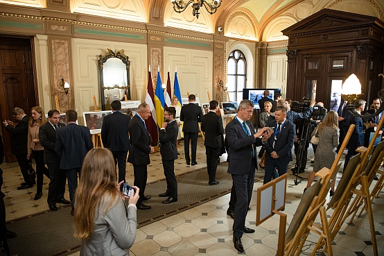 Fotoizstāde "Krievijas militārais iebrukums Ukrainā. 2022. gada hronika: sākums"