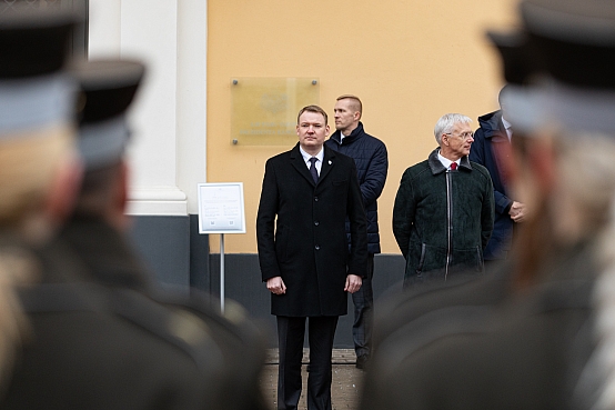 Saeimas priekšsēdētājs Edvards Smiltēns tiekas ar Rumānijas prezidentu