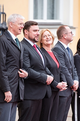 Jānis Grasbergs piedalās Igaunijas prezidenta oficiālajā sagaidīšanas ceremonijā