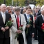 Svinīga ziedu nolikšanas ceremonija pie Brīvības pieminekļa