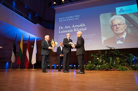 Baltijas Asamblejas balvu pasniegšanas ceremonija