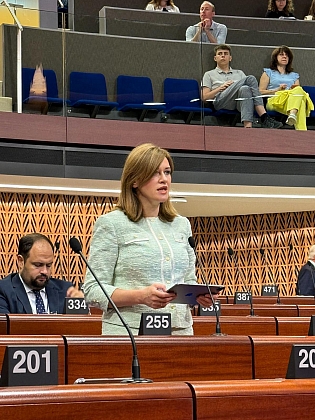 Zanda Kalniņa-Lukaševica piedalās EPPA sesijā Strasbūrā