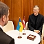 Edmunds Cepurītis tiekas ar Ukrainas vēstnieku