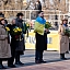 Ukrainas atbalsta mītiņš pie Brīvības pieminekļa