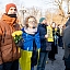 Ukrainas atbalsta mītiņš pie Brīvības pieminekļa