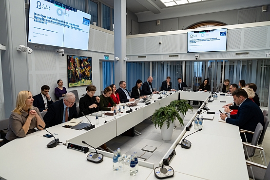 Daiga Mieriņa tiekas ar Ārvalstu investoru padomes un nevalstiskās organizācijas “CSR Latvia” pārstāvjiem