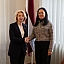 Ināra Mūrniece tiekas ar Moldovas vēstnieci