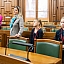 Zanda Kalniņa-Lukaševica tiekas ar AFS Starpkultūru programmas jauniešiem