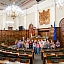 Krimuldas vidusskolas skolēni apmeklē Saeimu skolu programmas "Iepazīsti Saeimu" ietvaros
