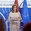 Zanda Kalniņa-Lukaševica piedalās Eiropas Padomes Parlamentārās Asamblejas Sesijā