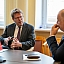Raimonds Bergmanis tiekas ar Francijas vēstnieku