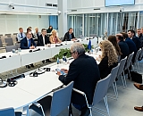 Budžeta un finanšu (nodokļu) komisijas un Saeimas Eiropas lietu komisijas deputāti tiekas ar Eiropas Parlamenta Budžeta komitejas deputātiem