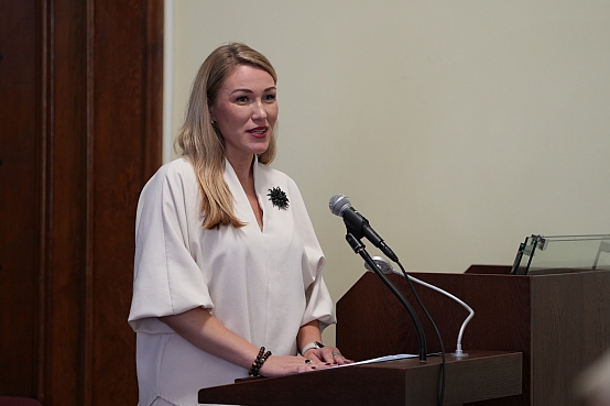 Daiga Mieriņa piedalās Latvijas Centrālās padomes piemiņas pasākumā