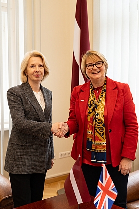 Ināra Mūrniece tiekas ar Lielbritānijas un Ziemeļīrijas Apvienotās Karalistes vēstnieci