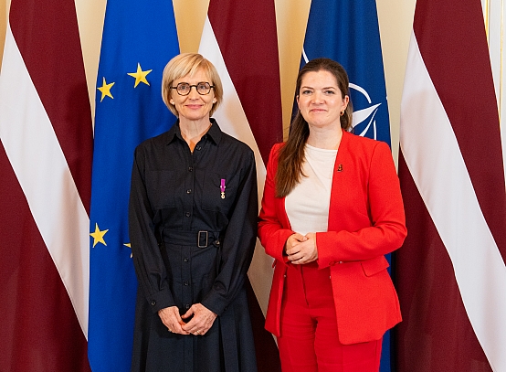 Antoņina Ņenaševa tiekas ar Beļģijas vēstnieci