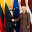 Daiga Mieriņa tiekas ar Lietuvas Republikas parlamenta priekšsēdētāju