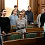 Zanda Kalniņa-Lukaševica tiekas ar studentiem no Greifsvaldes Universitātes