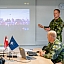Daiga Mieriņa viesojas pie zviedru bataljona Ādažos