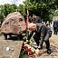Ebreju tautas genocīda upuru piemiņai veltīta ziedu nolikšanas ceremonija