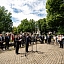 Ebreju tautas genocīda upuru piemiņai veltīta ziedu nolikšanas ceremonija