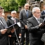 Ebreju tautas genocīda upuru piemiņai veltīta ziedu nolikšanas ceremonija