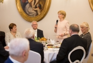 Members of Supreme Council who voted for Latvia’s independence honoured at the White Tabelcloth Celebration at the Saeima