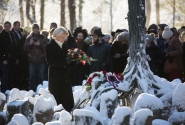 Saeimas priekšsēdētāja Rumbulas memoriālā: holokausta upuru piemiņa Latvijā vienmēr būs dzīva