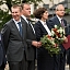 Ebreju tautas genocīda upuru piemiņas dienai veltītā ziedu nolikšanas ceremonija